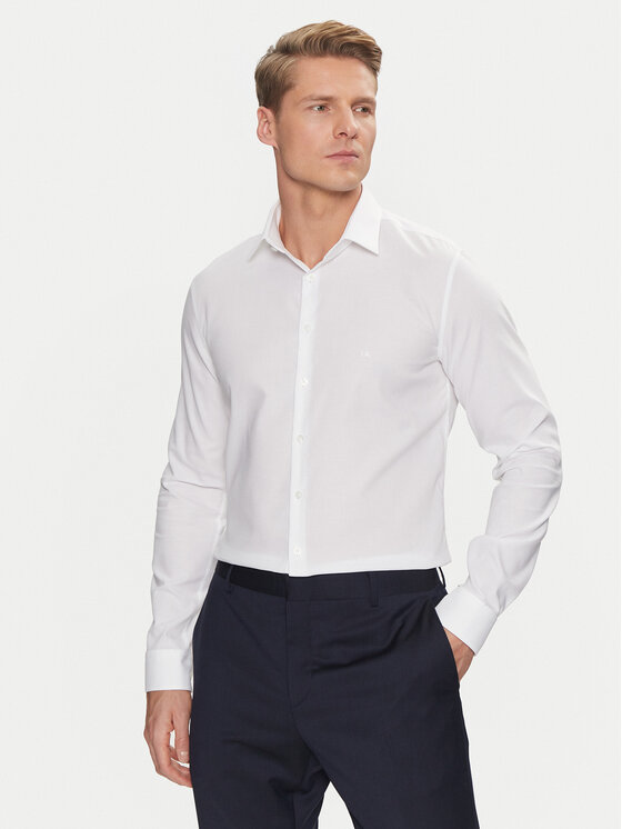 Calvin Klein Marškiniai · Balta · Regular Fit