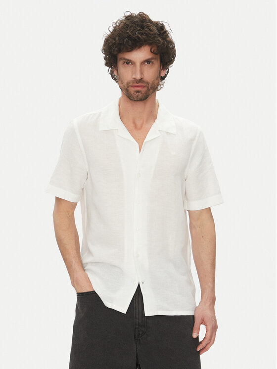 Kodas SUN15 Calvin Klein Marškiniai · Écru · Regular Fit