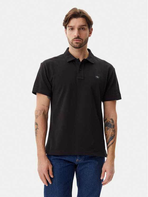 Kodas SUN15 Calvin Klein Jeans Polo marškinėliai · Juoda