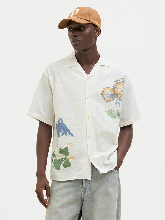 Jack & Jones Marškiniai · Balta · Relaxed Fit