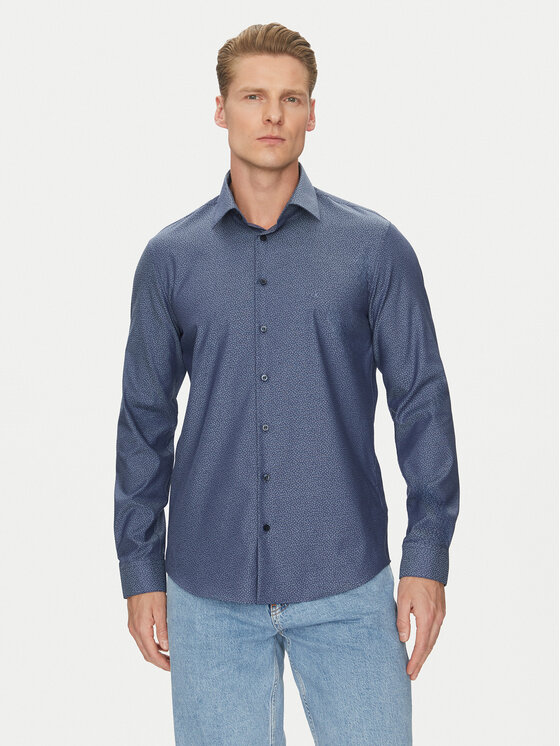 Kodas SUN15 Calvin Klein Marškiniai · Tamsiai mėlyna · Regular Fit
