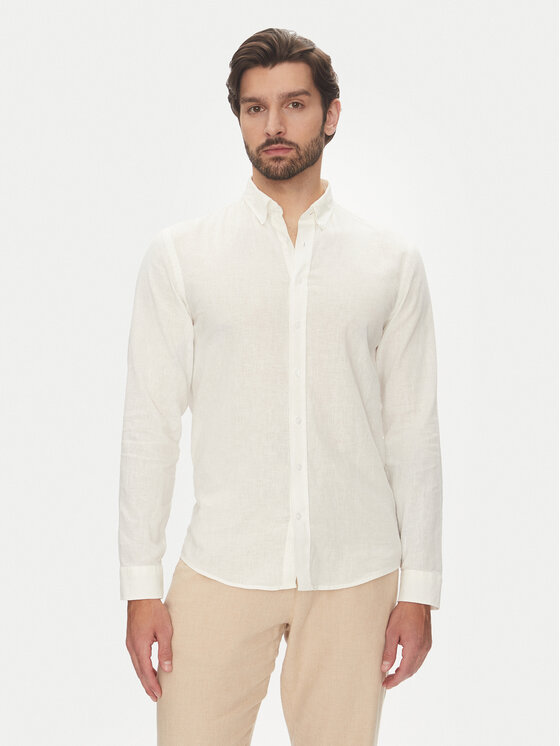 Kodas SUN15 Lindbergh Marškiniai · Balta · Relaxed Fit
