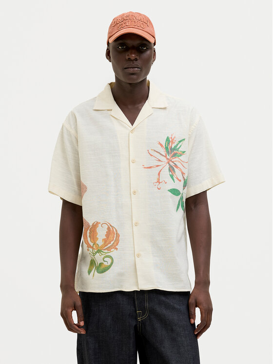 Jack & Jones Marškiniai · Écru · Relaxed Fit