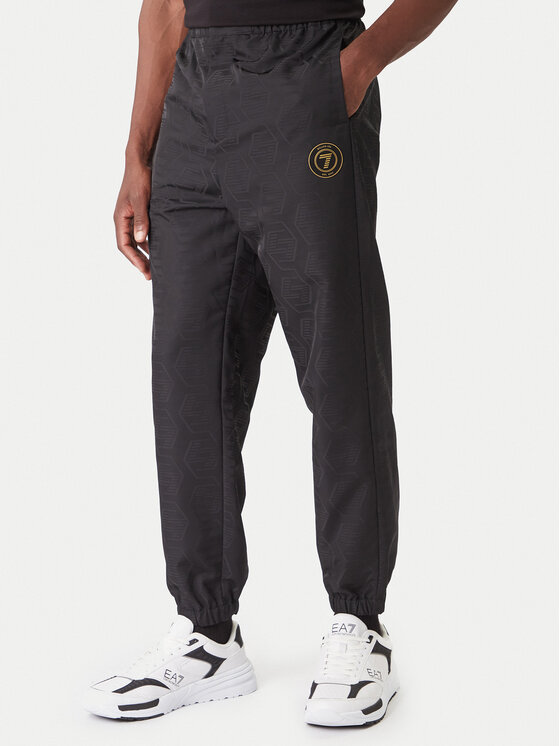 EA7 Emporio Armani Sportinės kelnės · Juoda