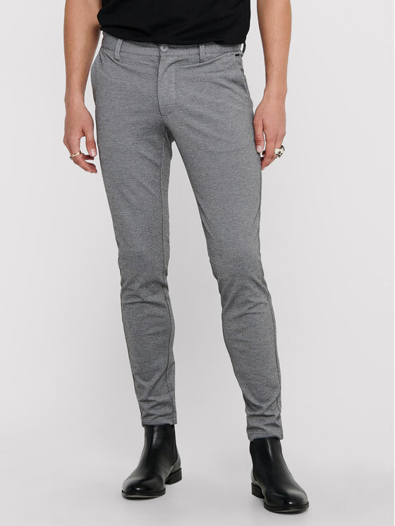 Only & Sons Chinos kelnes · Pilka · Slim Fit