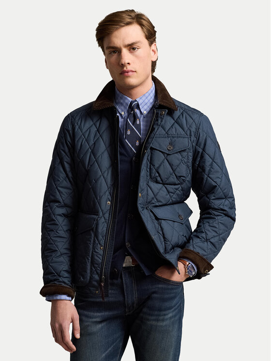 Polo Ralph Lauren Demisezoninė striukė · Tamsiai mėlyna