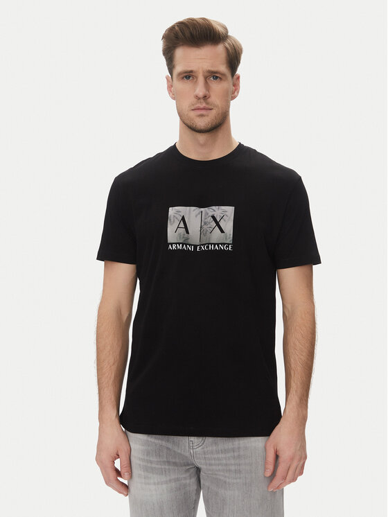Kodas SUN15 Armani Exchange Marškinėliai · Juoda