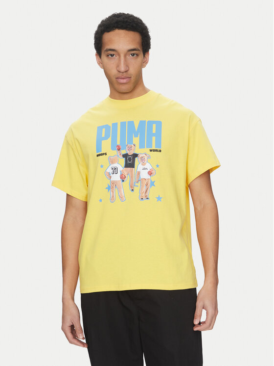 Puma Marškinėliai · Geltona