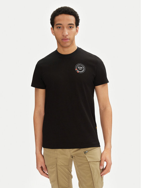 Kodas SUN15 G-Star Raw Marškinėliai · Juoda