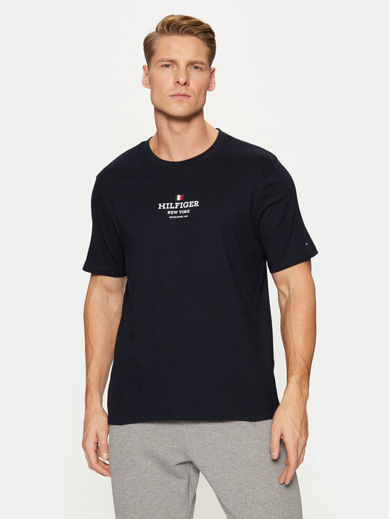 Tommy Hilfiger Marškinėliai · Tamsiai mėlyna