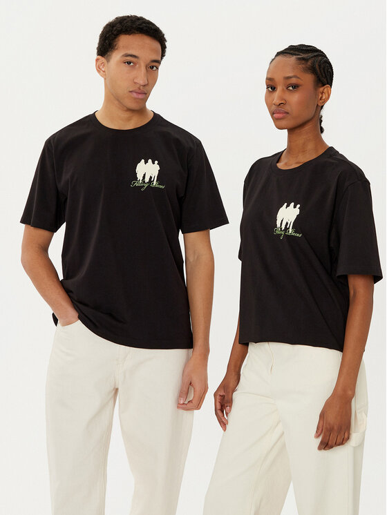 Filling Pieces Marškinėliai · Juoda