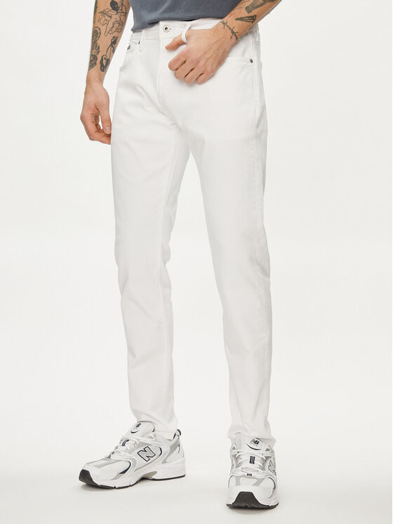 Pepe Jeans Džinsai · Balta · Slim Fit