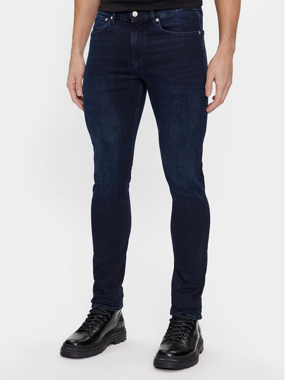 Calvin Klein Jeans Džinsai · Tamsiai mėlyna · Skinny Fit