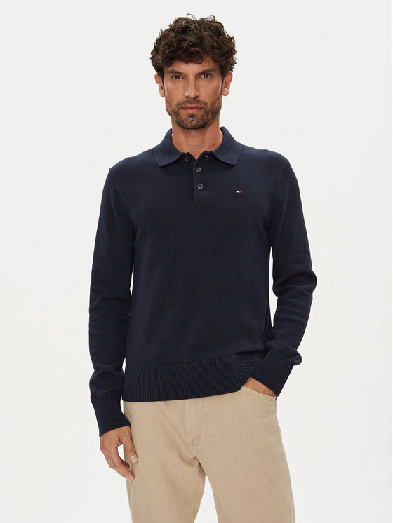 Tommy Jeans Megztinis · Tamsiai mėlyna