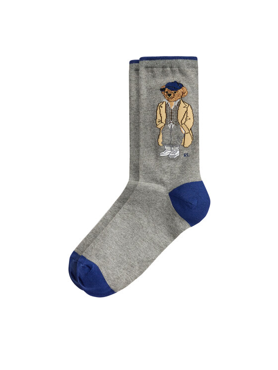 Polo Ralph Lauren Ilgos kojinės · Pilka