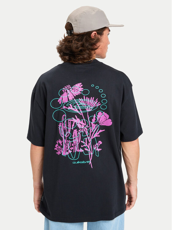 Kodas SUN15 Quiksilver Marškinėliai · Juoda