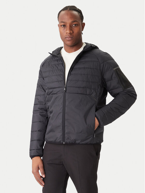 BOSS Demisezoninė striukė · Tamsiai mėlyna