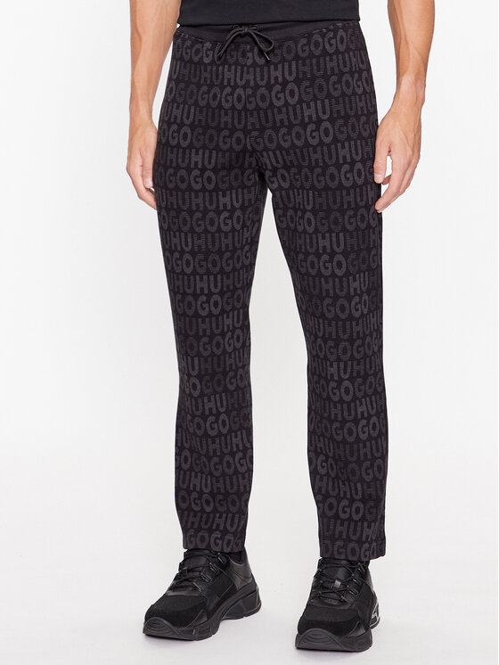 HUGO Sportinės kelnės · Juoda · Regular Fit
