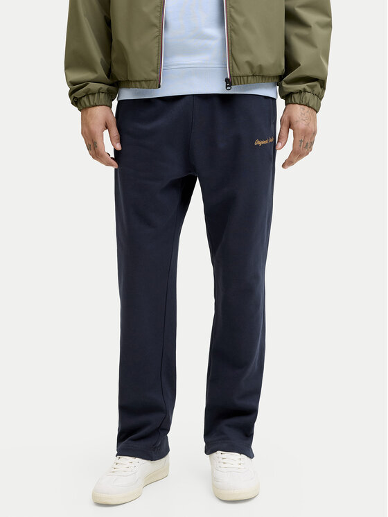 Jack & Jones Sportinės kelnės · Tamsiai mėlyna · Regular Fit