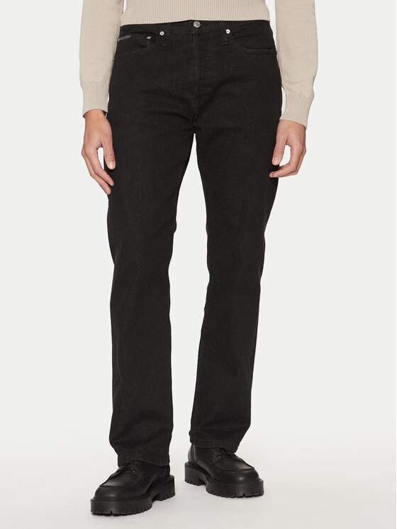 Calvin Klein Jeans Džinsai · Juoda · Regular Fit
