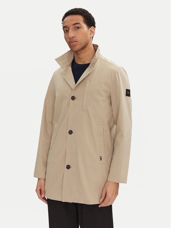 Tom Tailor Demisezoninis paltas · Smėlio