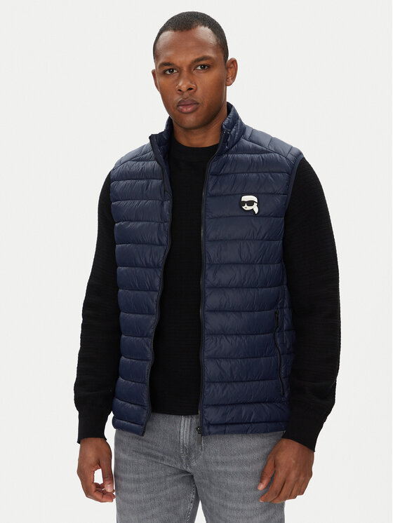 KARL LAGERFELD Sportinė liemenė · Tamsiai mėlyna