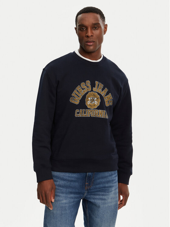 Guess Jeans Džemperis · Tamsiai mėlyna
