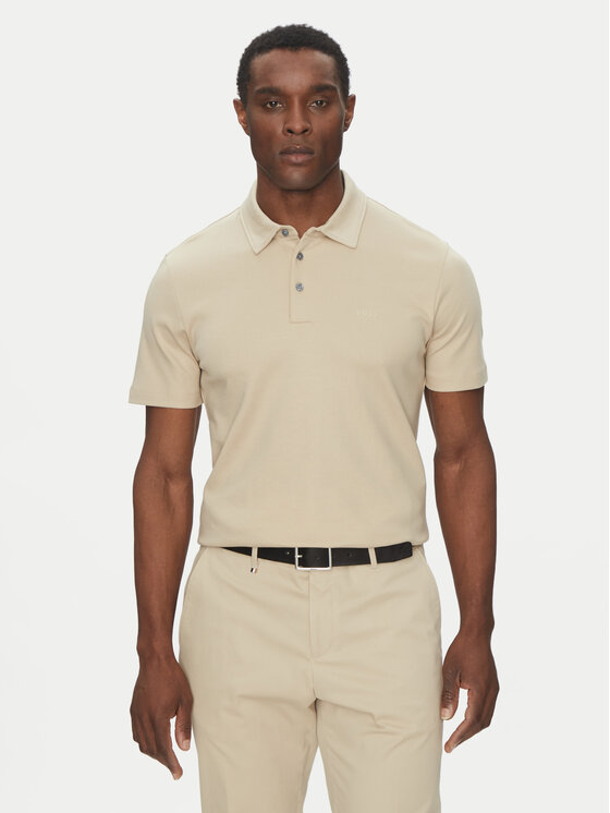 BOSS Polo marškinėliai · Smėlio