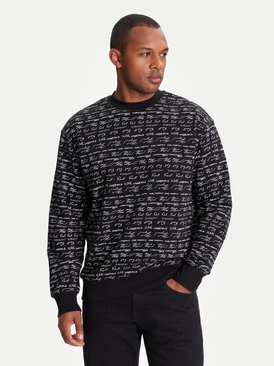 KARL LAGERFELD Džemperis · Juoda
