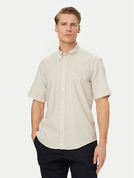 Kodas SUN15 BOSS Marškiniai · Smėlio · Regular Fit