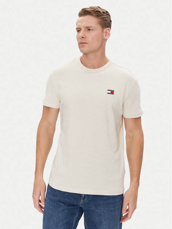 Tommy Jeans Marškinėliai · Smėlio