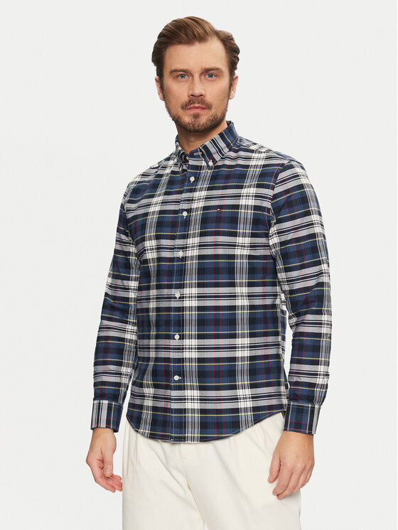 Tommy Hilfiger Marškiniai · Tamsiai mėlyna · Regular Fit