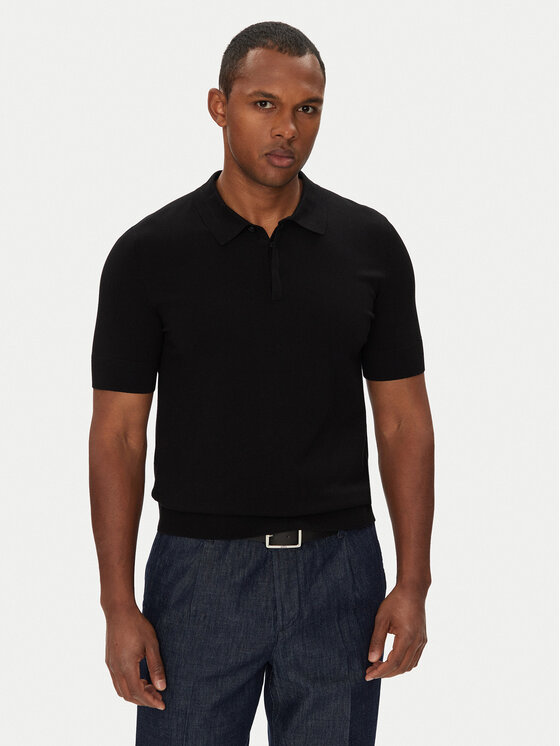 Kodas SUN15 HUGO Polo marškinėliai · Juoda