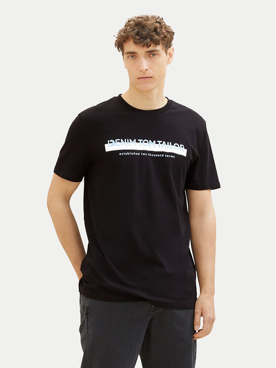 Tom Tailor Denim Marškinėliai · Juoda