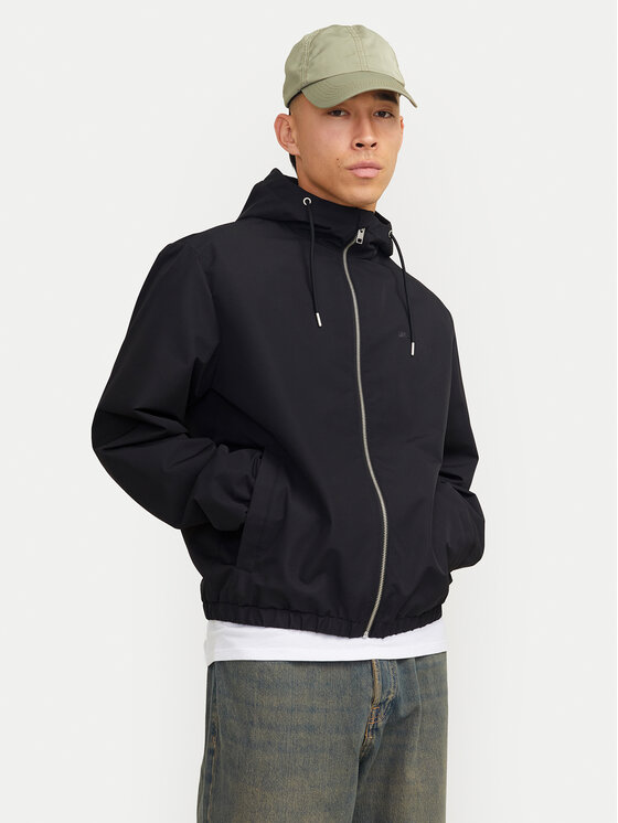 Jack & Jones Demisezoninė striukė · Juoda