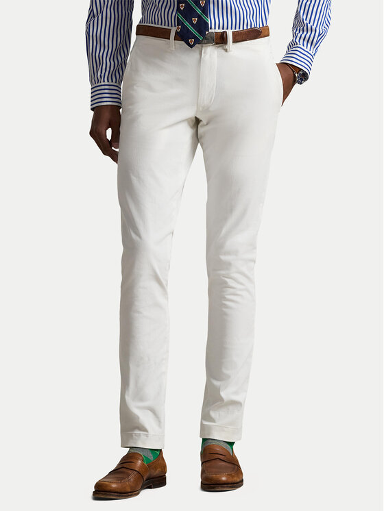 Polo Ralph Lauren Chinos kelnes · Balta · Slim Fit