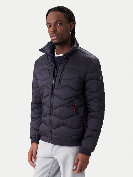 Guess Demisezoninė striukė · Tamsiai mėlyna