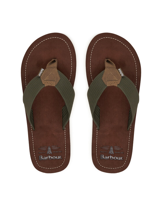 Barbour Šlepetės per pirštą · Tamsiai žalia