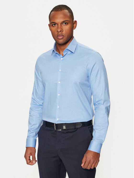 Kodas SUN15 Calvin Klein Marškiniai · Mėlyna · Slim Fit