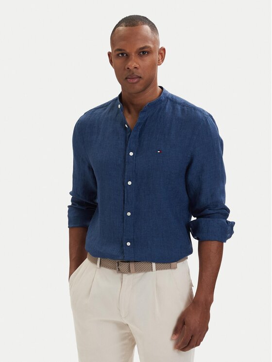 Kodas 20MAY Tommy Hilfiger Marškiniai · Mėlyna · Slim Fit