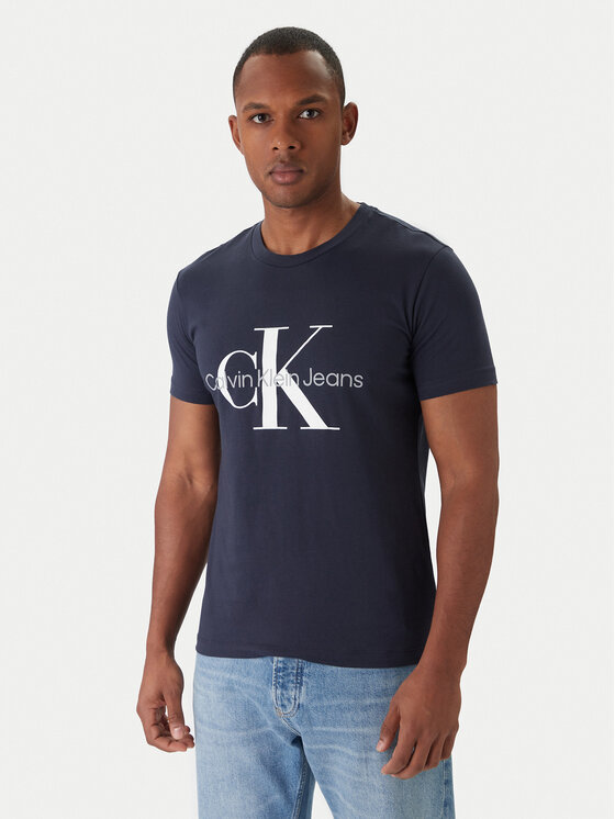 Calvin Klein Jeans Marškinėliai · Tamsiai mėlyna