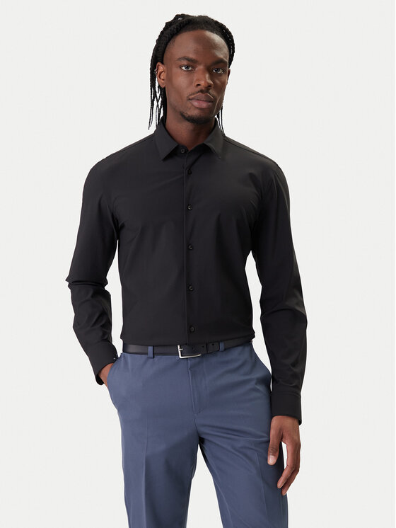 Kodas 20MAY BOSS Marškiniai · Juoda · Slim Fit