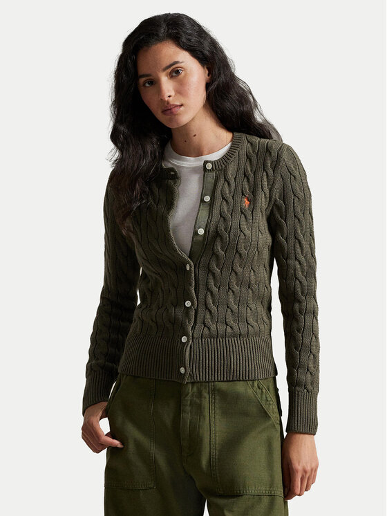 Kodas 20MAY Polo Ralph Lauren Kardiganas · Žalia · Slim Fit