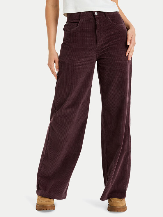 Kodas 20MAY Roxy Medžiaginės kelnės · Ruda · Regular Fit
