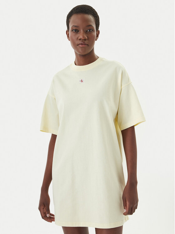 Kodas SUN15 Calvin Klein Jeans Kasdieninė suknelė · Šviesiai geltona · Mini