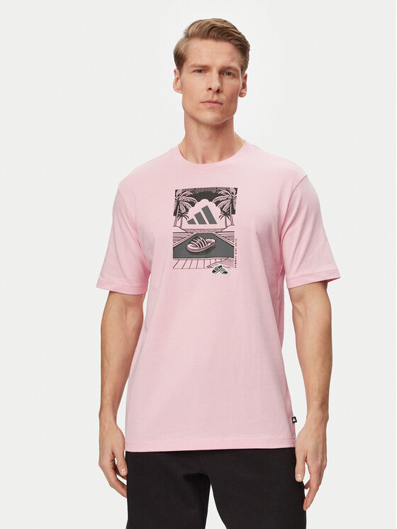 adidas Marškinėliai · Rožinė