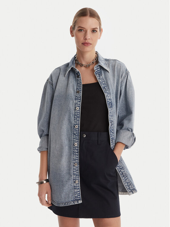 G-Star Raw džinsiniai marškiniai  · Mėlyna
