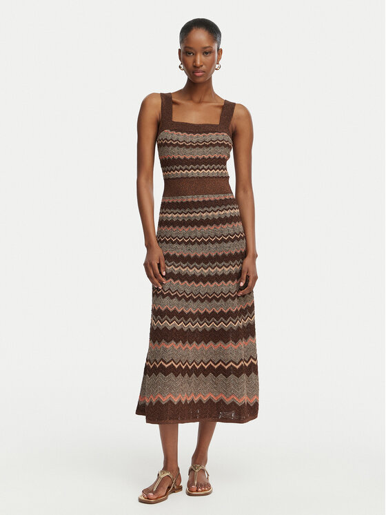 Marciano Guess Trikotažinė suknelė · Ruda · Midi