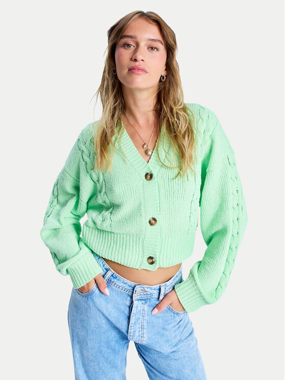 Roxy Kardiganas · Žalia · Regular Fit