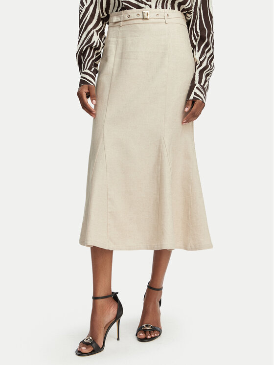 Kodas SUN15 Guess Midi sijonas · Šviesiai smėlinė